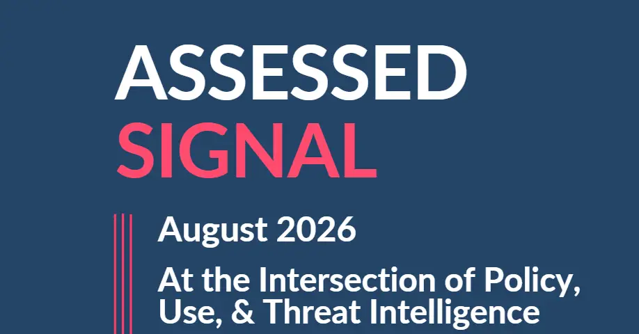 Assessed Signal – August 2026
